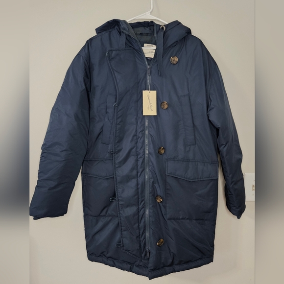 Universal Thread Blue Puffer Jacket - Picture 3 of 9